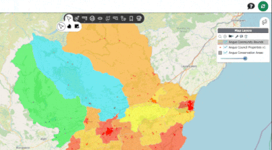 Animated GIF: Rapid selecting, editing, and saving on a dense dataset